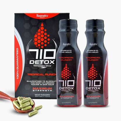 Pure Detox 710 Premium Kit (2 - 12oz + 6 Caps) - Tropical Punch