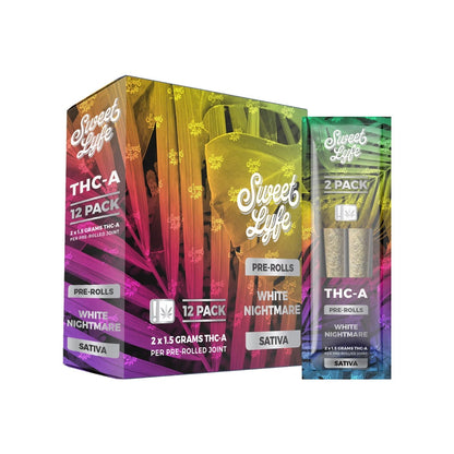 Sweet Lyfe THC-A Joints - 2 Pcs White Nightmare (Sativa)