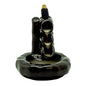 Bamboo Logs Ceramic Backflow Incense Burner - 4.25"