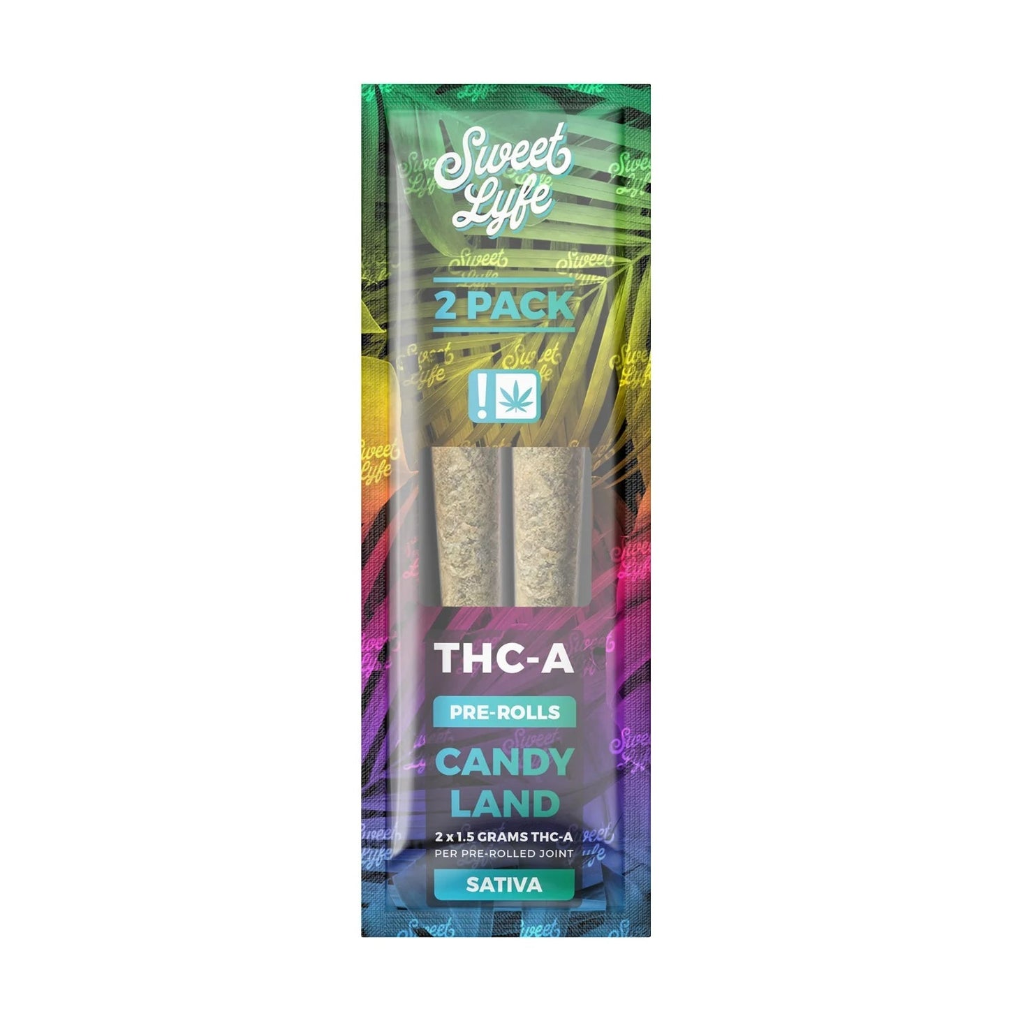 Sweet Lyfe THC-A Joints - 2 Pack Candy Land (Sativa)