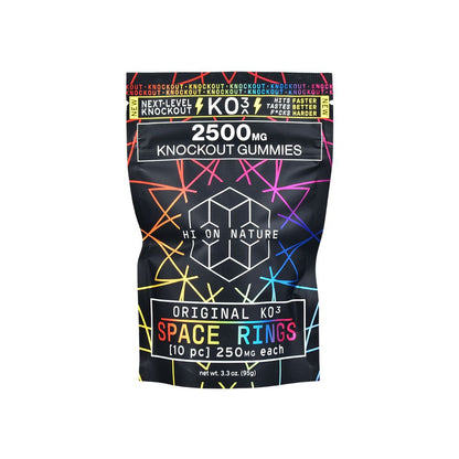 Hi On Nature Space Rings KO3 Blend Gummies - 2500MG / 10pc