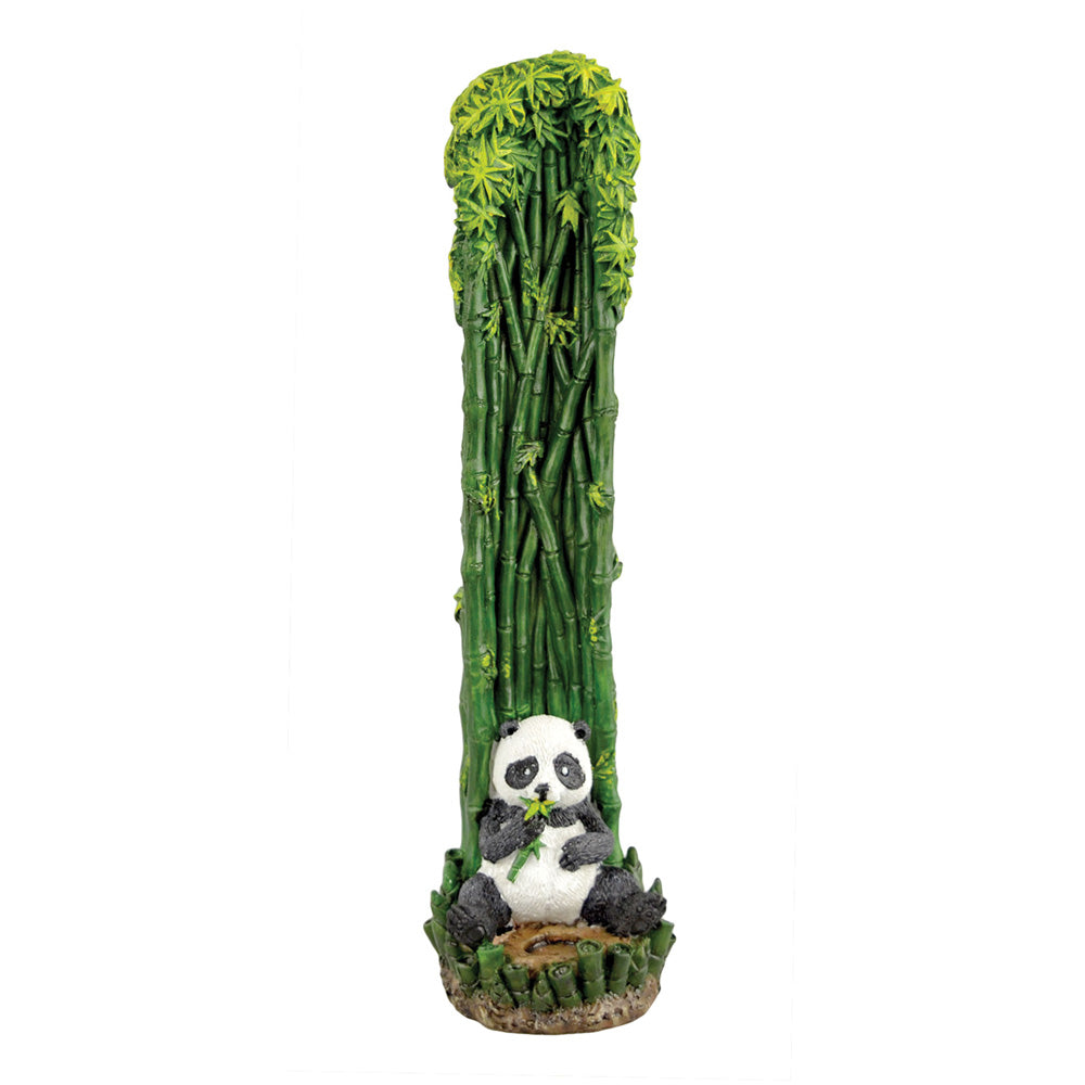 Bamboo Panda Standing Incense Burner