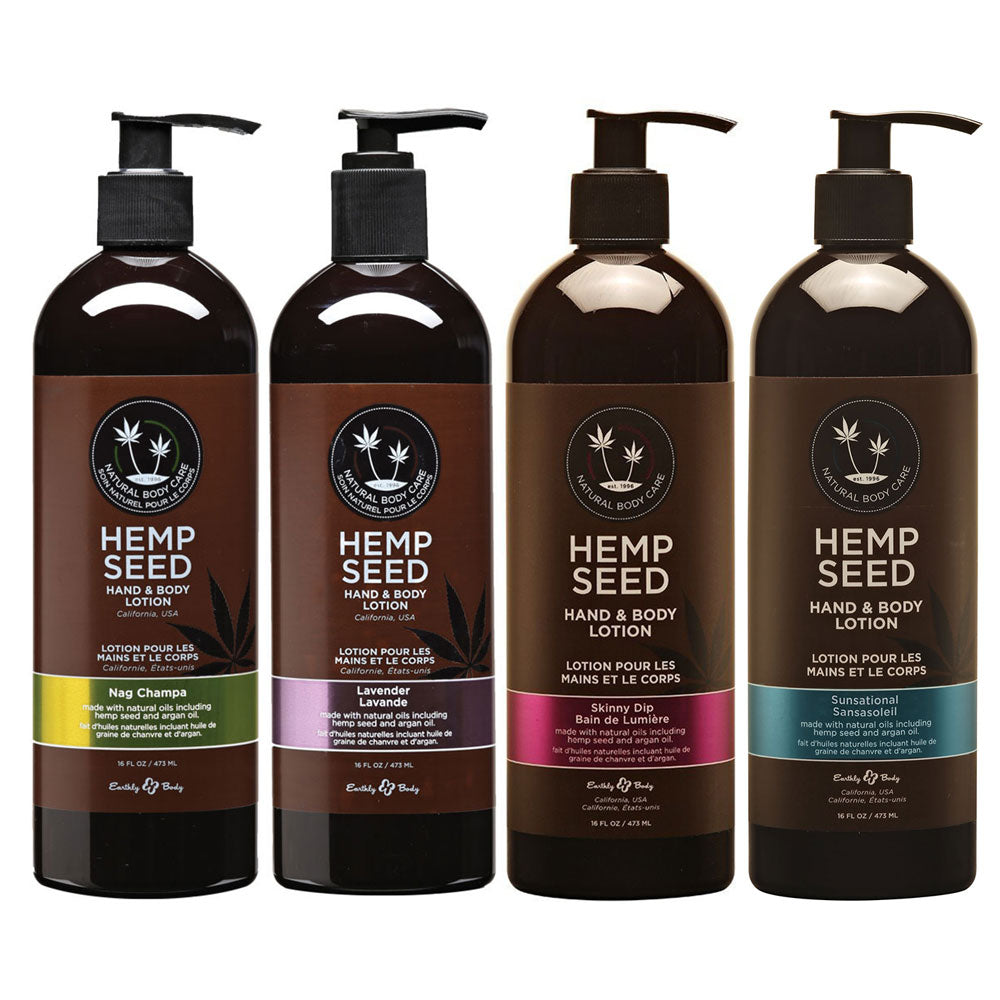 16oz Earthly Body Hemp Seed Hand & Body Lotion